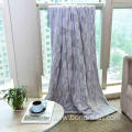 PV Plush Fleece Pressed Design Double Layers Blanket